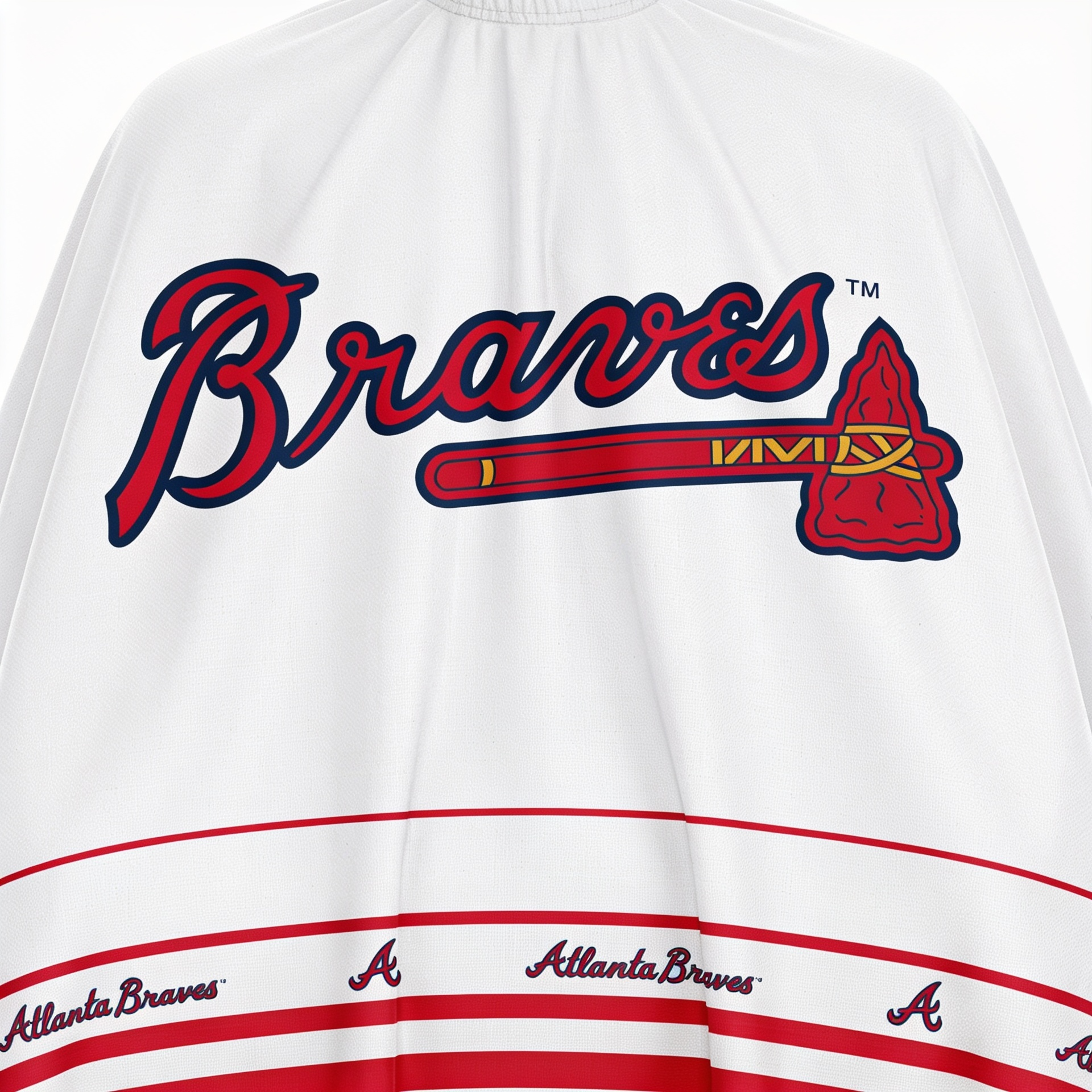 Atlanta Braves Barber Cape