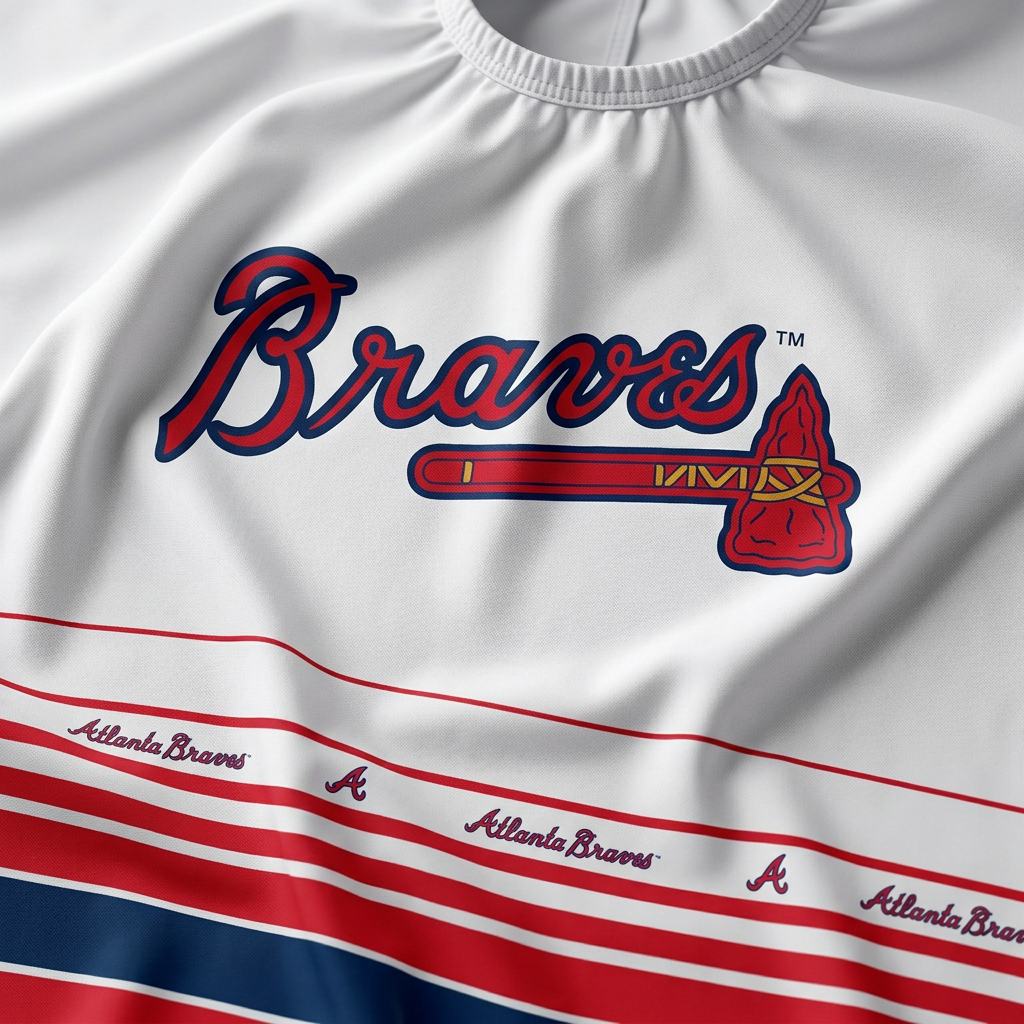 Atlanta Braves Barber Cape