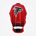 Red cape with Atlanta Falcons logo on a white background