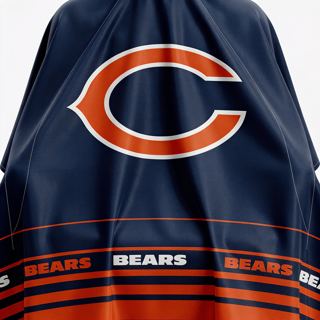 Navy blue sports jersey with orange and white 'C' logo and 'BEARS' text on a white background
