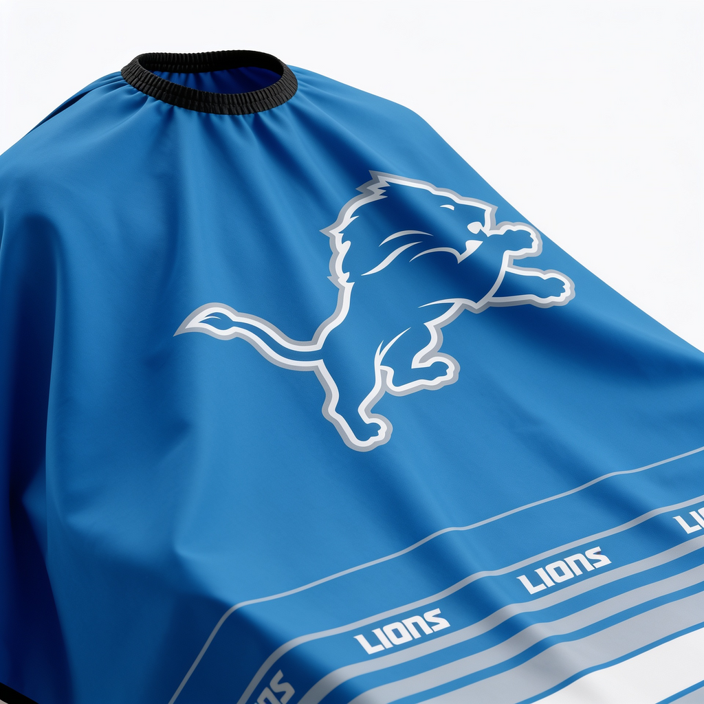 Detroit Lions Barber Cape