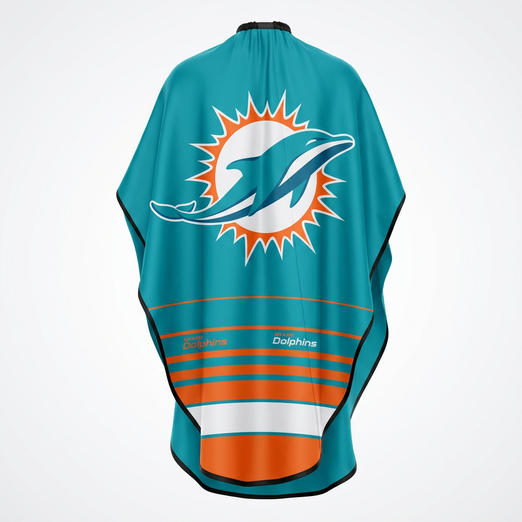 Miami Dolphins Barber Cape
