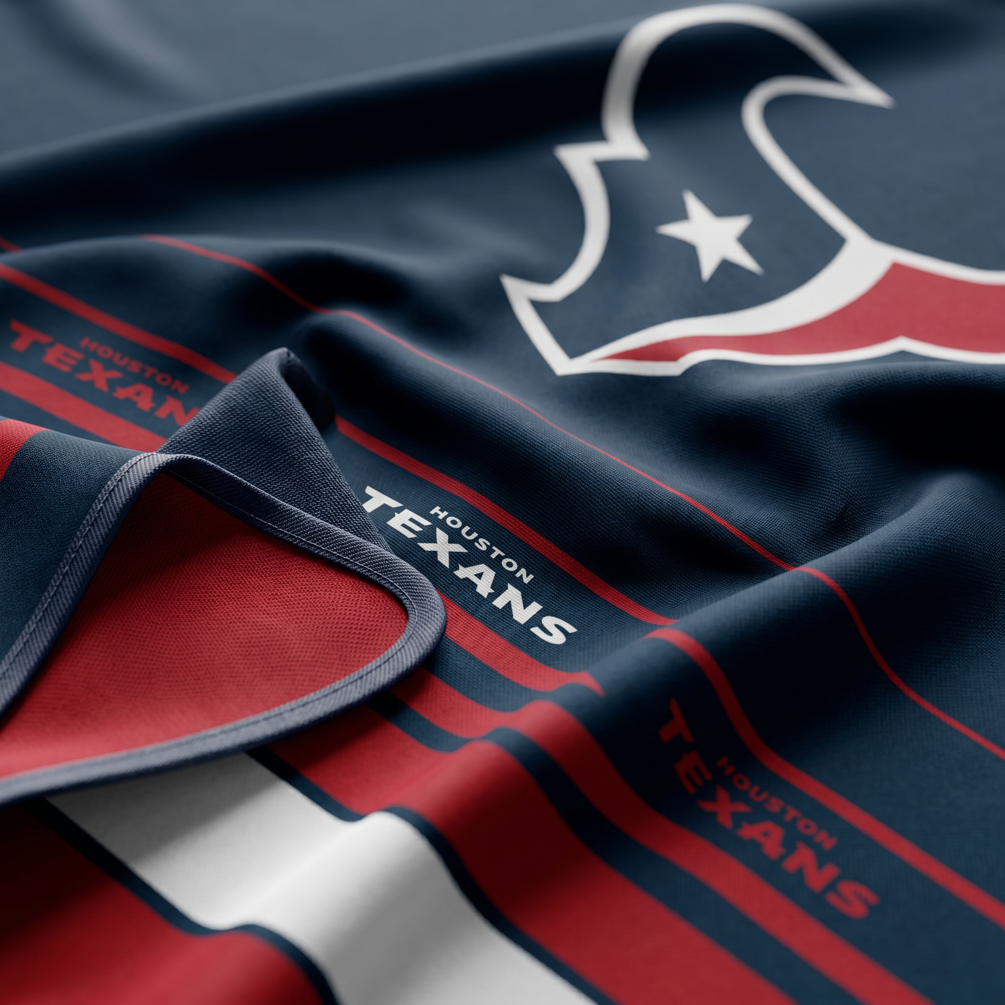 Houston Texans sports team logo on a fabric background