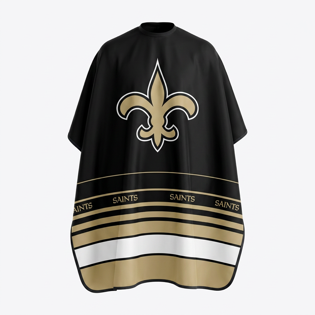 New Orleans Saints Barber Cape