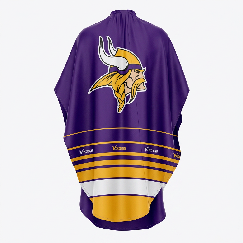 Minnesota Vikings Barber Cape